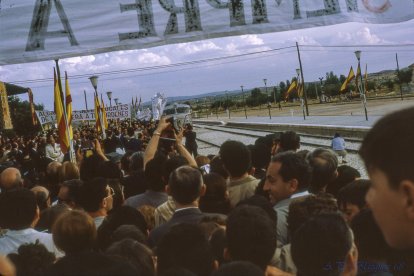 Recuerdo de la inauguración de la línea del tren Directo Madrid- Aranda-Burgos