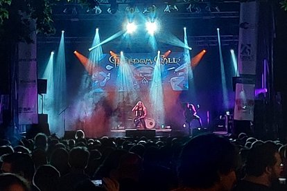 Freedom Call en el Zurbarán Rock 2023.