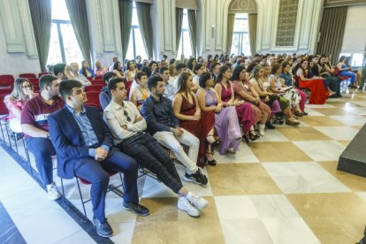 Un momento de la reciente ceremonia de graduación de los alumnos de la Escuela de Hostelería CIFP La Flora