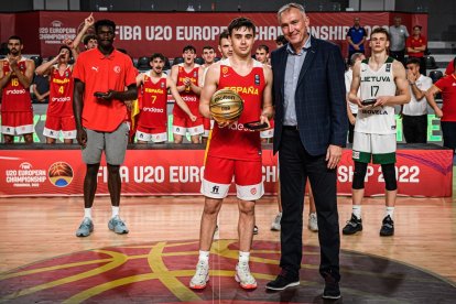 Juan Núñez fue nombrado MVP en el Europeo de 2022.