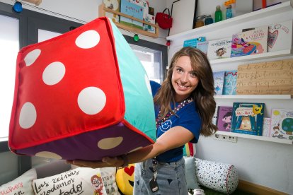 Cristina en el centro.