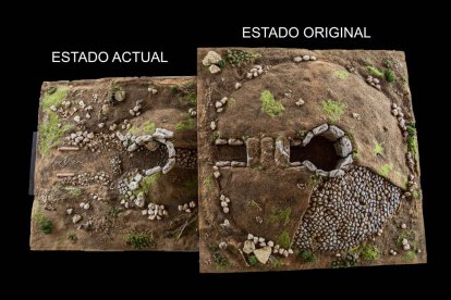 Recreación del Dolmen 'El Pendón'