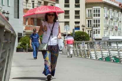 Las imágenes que deja la ola de calor en Burgos.
