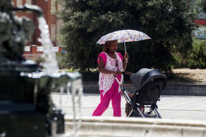 Las imágenes que deja la ola de calor en Burgos.