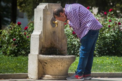 Las imágenes que deja la ola de calor en Burgos.