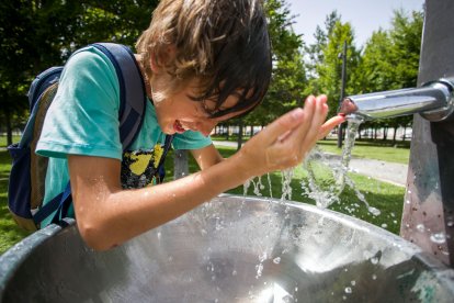 Las imágenes que deja la ola de calor en Burgos.