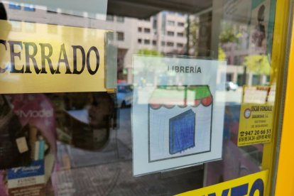 Pictograma en una librería.