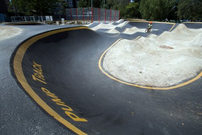 Pistas de deporte urbano en el parque Buenavista, en Gamonal.