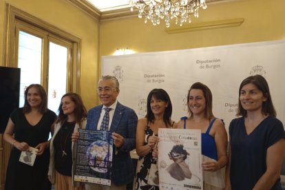 Un momento de la presentación del V Festival Internacional de Mujeres Creadoras en Covarrubias y Hortigüela.