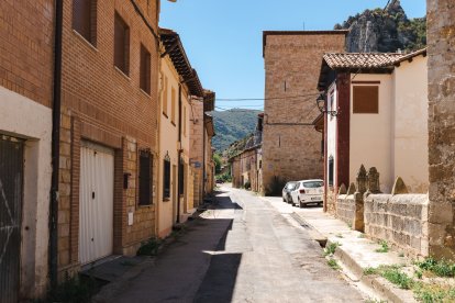 Calle del municipio de Ameyugo.