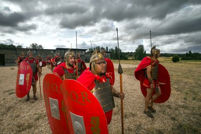 Celebración de la XXIII Fiesta Romana en Honor al Dios Baco, de Interés Turístico de Castilla y León, que se celebra en la localidad burgalesa de Baños de Valdearados.