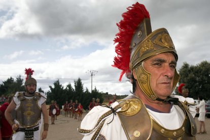 Celebración de la XXIII Fiesta Romana en Honor al Dios Baco, de Interés Turístico de Castilla y León, que se celebra en la localidad burgalesa de Baños de Valdearados.