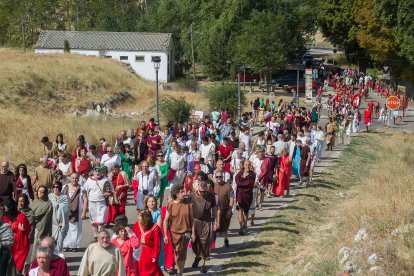 Celebración de la XXIII Fiesta Romana en Honor al Dios Baco, de Interés Turístico de Castilla y León, que se celebra en la localidad burgalesa de Baños de Valdearados.
