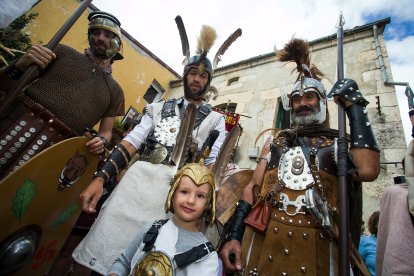 Celebración de la XXIII Fiesta Romana en Honor al Dios Baco, de Interés Turístico de Castilla y León, que se celebra en la localidad burgalesa de Baños de Valdearados.