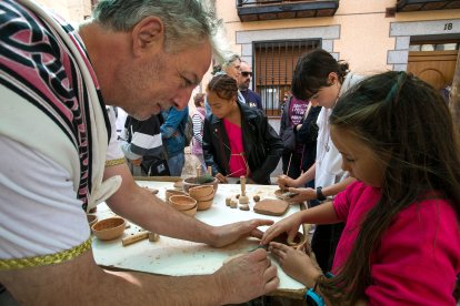 Celebración de la XXIII Fiesta Romana en Honor al Dios Baco, de Interés Turístico de Castilla y León, que se celebra en la localidad burgalesa de Baños de Valdearados.