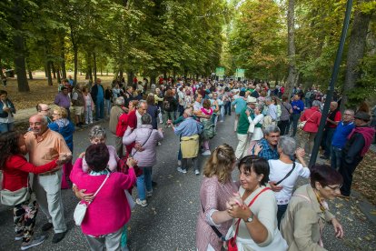 Decenas de personas disfrutan de la primera sesión de Bailes de Tarde.