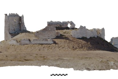 Vista general norte del castillo de Torregalindo