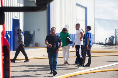 Incendio en Torreplas, polígono de Gamonal.