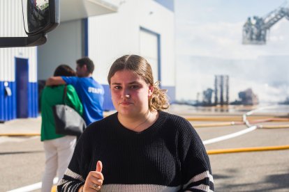 Incendio en Torreplas, polígono de Gamonal.