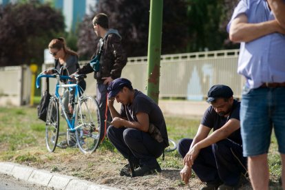 Incendio en Torreplas, polígono de Gamonal.