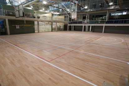 Las pistas deportivas del Cívico Río Vena, tras las obras de reforma.