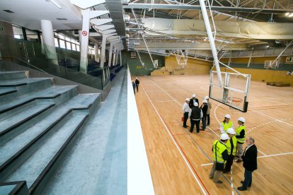 La alcaldesa realizó una visita a las obras de mejora de esta dotación social y deportiva.