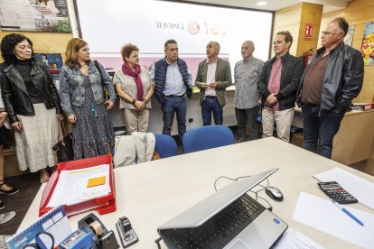 Inauguración de la nueva sede de UGT en Burgos.