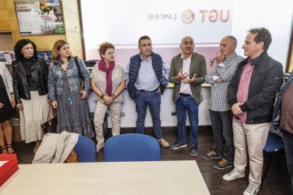 Inauguración de la nueva sede de UGT en Burgos.
