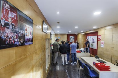 Inauguración de la nueva sede de UGT en Burgos.