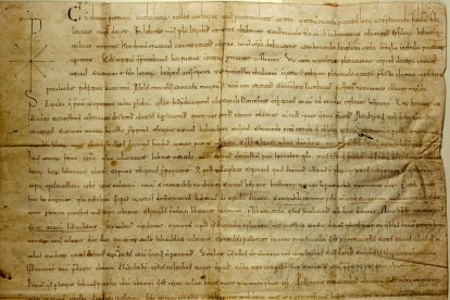 En las últimas líneas del documento figura la firma ego ruderico.