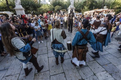 Apertura del mercado medieval de Burgos Cidiano 2023.