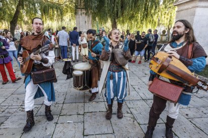 Apertura del mercado medieval de Burgos Cidiano 2023.