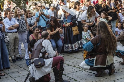 Apertura del mercado medieval de Burgos Cidiano 2023.