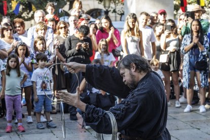 Apertura del mercado medieval de Burgos Cidiano 2023.