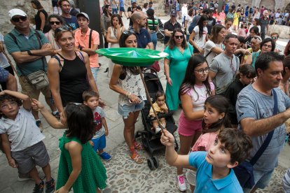 Instante de los talleres celebrados en el Monasterio de San Juan con motivo dentro de Burgos Cidiano.