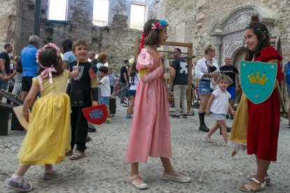 Instante de los talleres celebrados en el Monasterio de San Juan con motivo dentro de Burgos Cidiano.