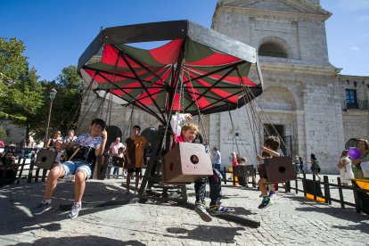 Instante de los talleres celebrados en el Monasterio de San Juan con motivo dentro de Burgos Cidiano.