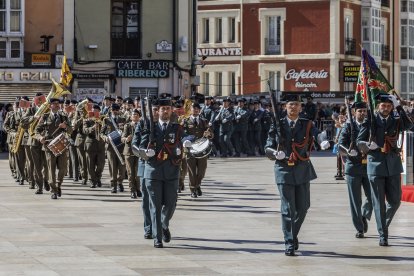 La Guardia Civil celebra de la festividad de la Virgen del Pilar en Burgos.