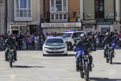 La Guardia Civil celebra de la festividad de la Virgen del Pilar en Burgos.