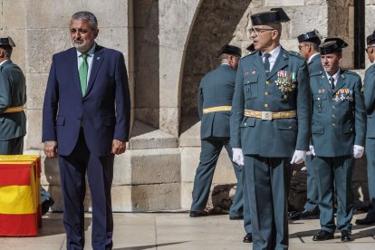 La Guardia Civil celebra de la festividad de la Virgen del Pilar en Burgos.
