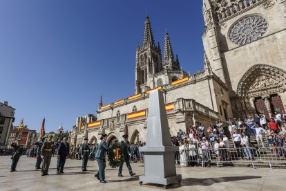 La Guardia Civil celebra de la festividad de la Virgen del Pilar en Burgos.