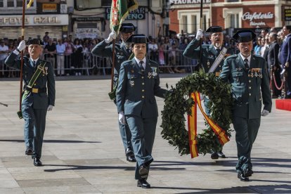 La Guardia Civil celebra de la festividad de la Virgen del Pilar en Burgos.