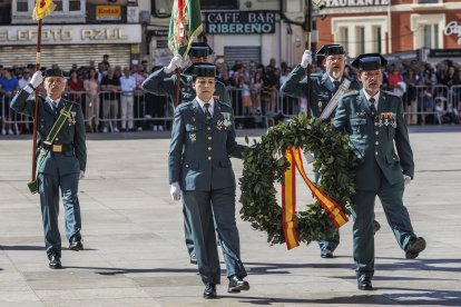 La Guardia Civil celebra de la festividad de la Virgen del Pilar en Burgos.