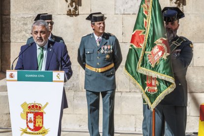 La Guardia Civil celebra de la festividad de la Virgen del Pilar en Burgos.