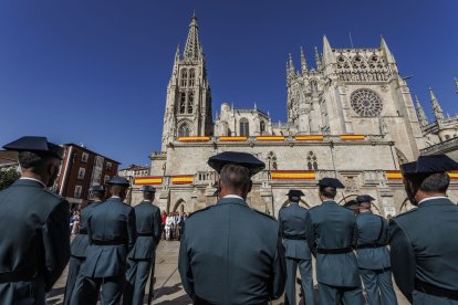 La Guardia Civil celebra de la festividad de la Virgen del Pilar en Burgos.