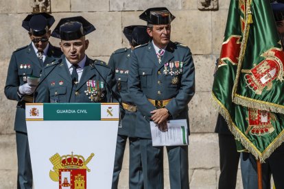 La Guardia Civil celebra de la festividad de la Virgen del Pilar en Burgos.