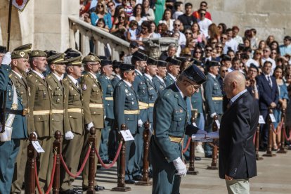 La Guardia Civil celebra de la festividad de la Virgen del Pilar en Burgos.