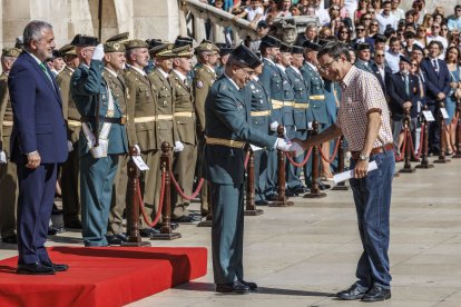 La Guardia Civil celebra de la festividad de la Virgen del Pilar en Burgos.