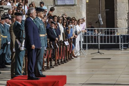 La Guardia Civil celebra de la festividad de la Virgen del Pilar en Burgos.