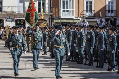 La Guardia Civil celebra de la festividad de la Virgen del Pilar en Burgos.